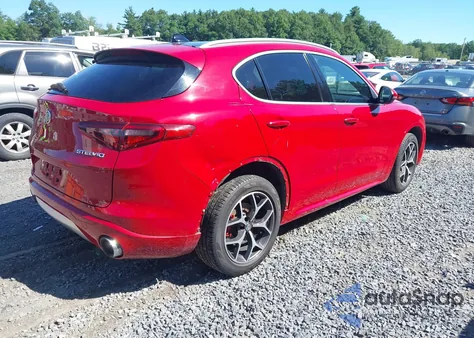 2021 Alfa Romeo Stelvio Ti/Ti Lusso/Ti Sport/Ti Sport Carbon from USA, damaged, VIN ZASPAKBN9M7D12595